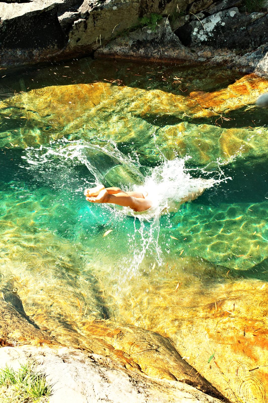 Sprung ins Wasser